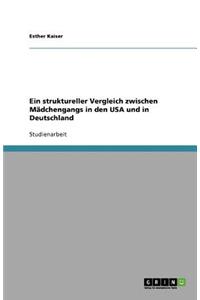 Ein struktureller Vergleich zwischen Mädchengangs in den USA und in Deutschland
