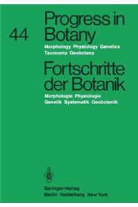 Progress in Botany / Fortschritte Der Botanik