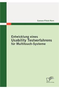 Entwicklung eines Usability Testverfahrens für Multitouch-Systeme