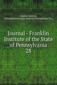Journal - Franklin Institute of the State of Pennsylvania