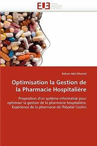 Optimisation La Gestion de la Pharmacie Hospitalière