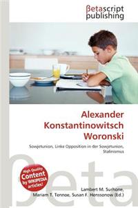 Alexander Konstantinowitsch Woronski