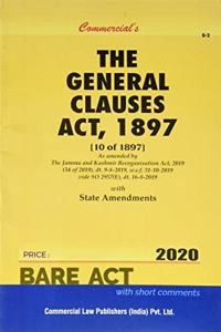 Commercial's The General Clauses ACT, 1897 - 2020/edition