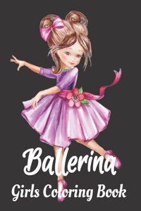 Ballerina Girls Coloring Book