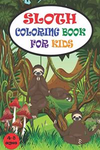 Sloth Coloring Book