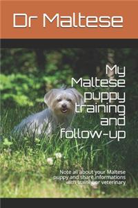 My Maltese puppy training and follow-up