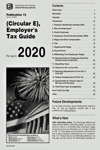 Employer's Tax Guide, Publication 15 (Circular E)