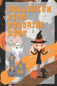 Halloween Kids Coloring Book