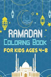 Ramadan Coloring Book For Kids Ages 4-8