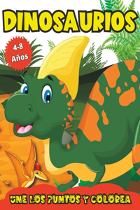 Dinosaurios Une los Puntos y Colorea