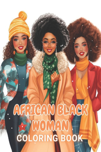 African Black Woman Coloring Book