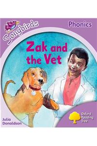 Oxford Reading Tree: Stage 1+: Songbirds: Zak and the Vet