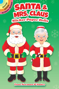 Santa & Mrs. Claus Sticker Paper Dolls