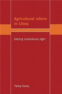 Agricultural Reform in China