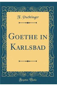 Goethe in Karlsbad (Classic Reprint)