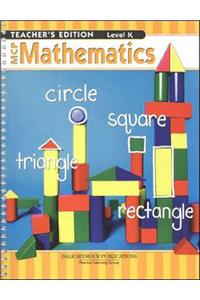 MCP Mathematics Level K Teacher Edition 2005c
