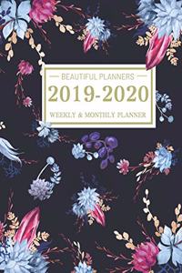 2019-2020 Weekly & Monthly Planner