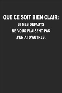 Que Ce Soit Bien Clair