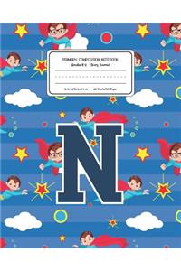 Primary Composition Notebook Grades K-2 Story Journal N