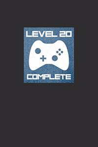 Level 20 Complete