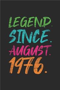 Legend Since August 1976
