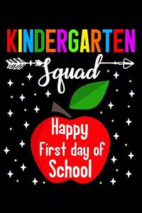 Kindergarten squad happy first day of school