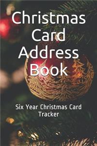 Christmas Card Address Book