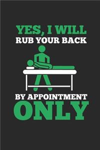 Yes, I will rub your back by appointment only