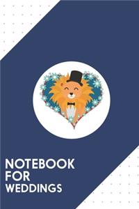 Notebook for Weddings