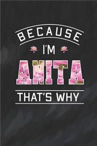 Because I'm Ann That's Why