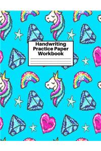 Handwriting Practice Paper Workbook
