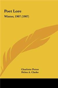 Poet Lore