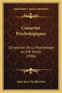 Causeries Psychologiques