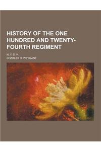 History of the One Hundred and Twenty-Fourth Regiment; N. Y. S. V.
