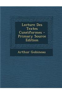 Lecture Des Textes Cuneiformes
