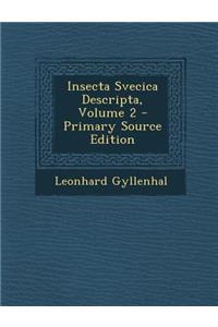 Insecta Svecica Descripta, Volume 2