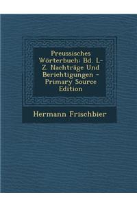 Preussisches Worterbuch