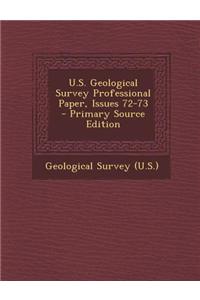 U.S. Geological Survey Professional Paper, Issues 72-73