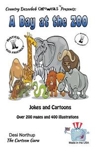 Day at the Zoo - Jokes and Cartoons in Black and White
