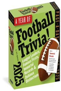 Year of Football Trivia! Page-A-Day Calendar 2025