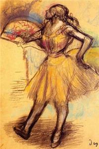 ''Dancer With a Fan Study'' by Edgar Degas