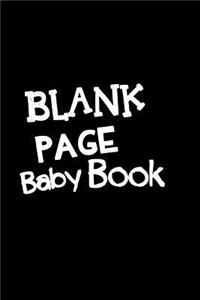 Blank Page Baby Book
