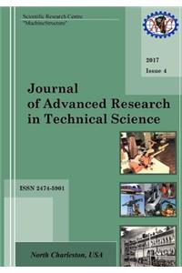 Journal of Advanced Research in Technical Science. Issue 4