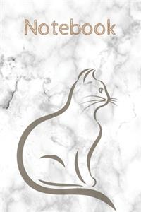 marble cat notebook