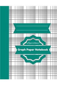 Logarithmic Graph Paper Notebook: Log-Log Scales Plotting Graphing Paper Ideal for Job or Student - Engineering - Calculation, Accounting, Math etc Large Size 120 pages Green white C