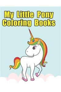 my little pony coloring books