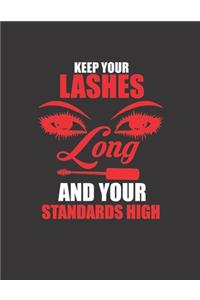 Keep Your Lashes Long and Your Standards High