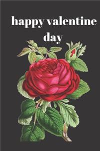 Happy Valentine day notebook