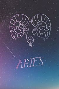 Zodiac Sign Notebook Aries