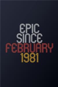 Epic Since February 1981